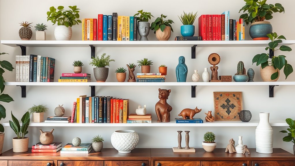 creative shelf decoration ideas