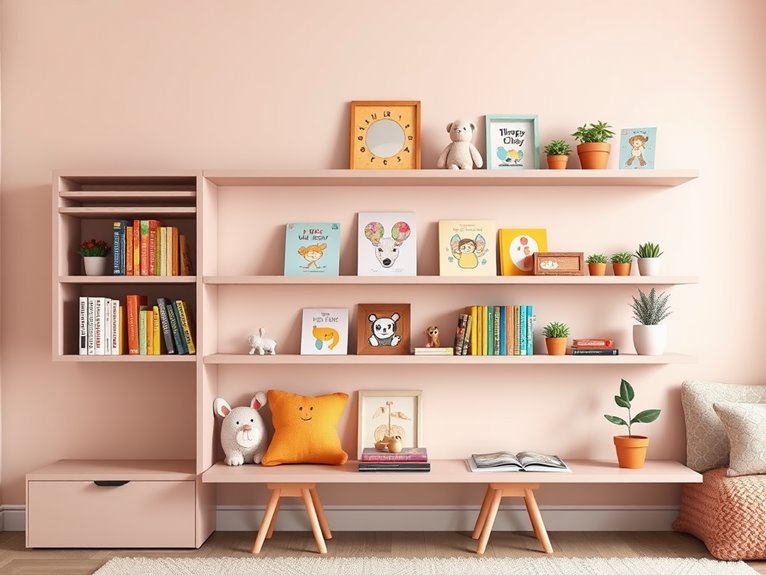 creative shelves for children