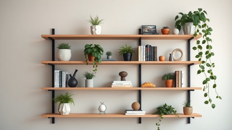 creative shelving for compact areas