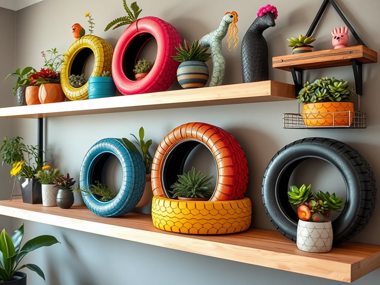 creative tire home decor