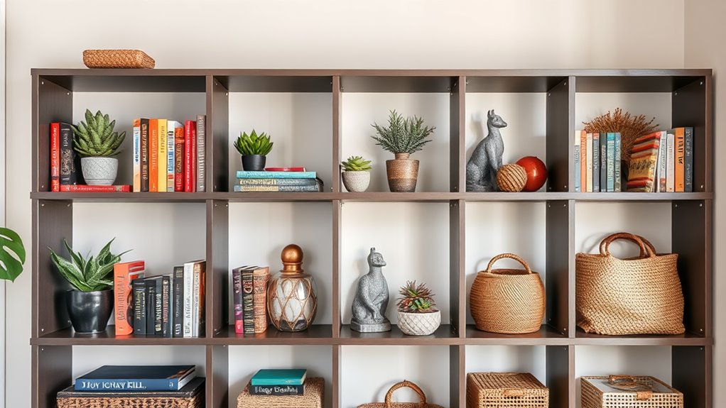 cube shelf decoration ideas