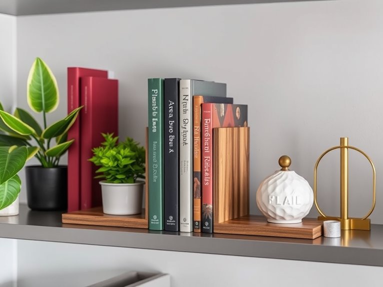customizable decorative book supports