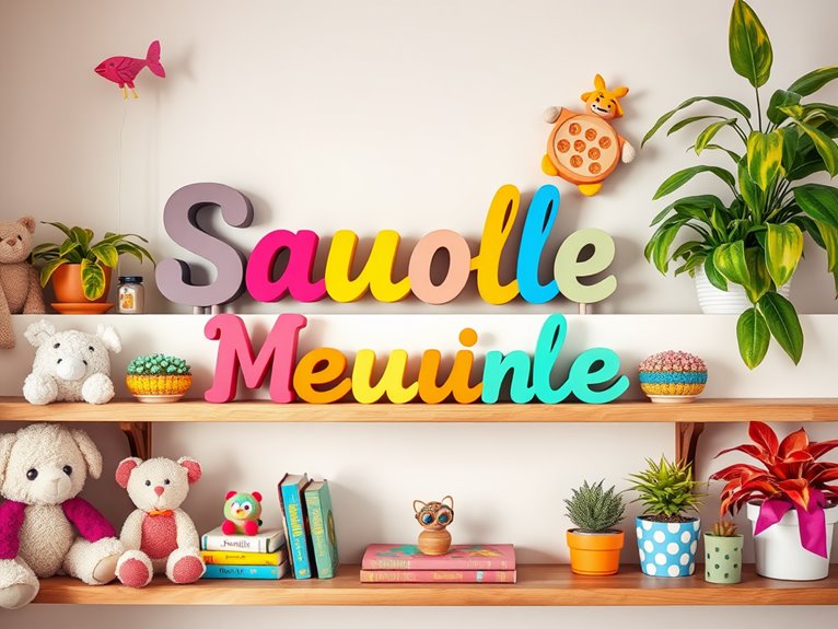 customizable individual name displays