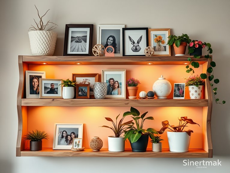 customize your shelf aesthetics