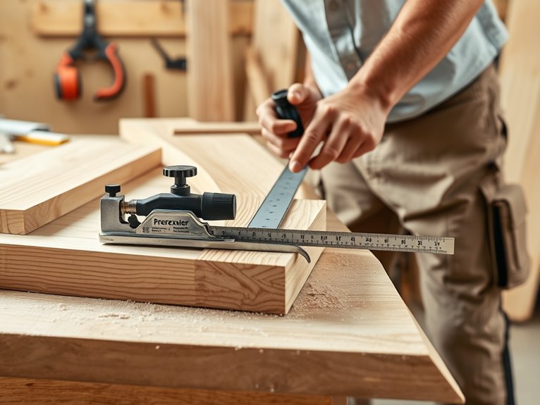 cut and measure lumber