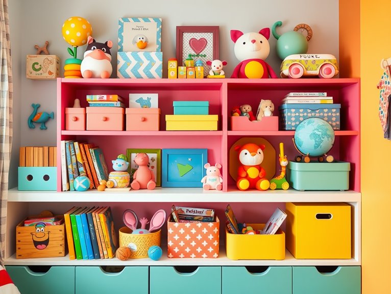 decluttering toys and books