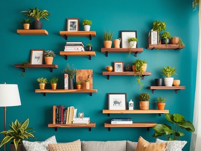 decorative shelf design choices