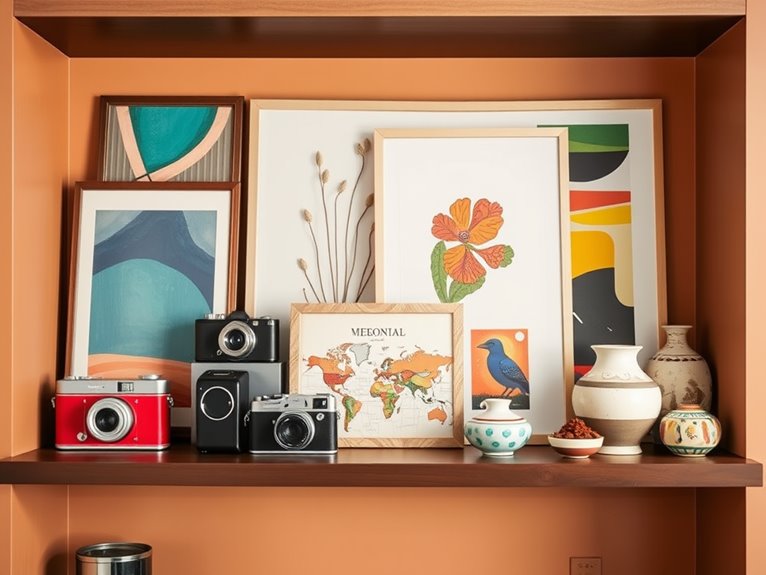 display unique personal items