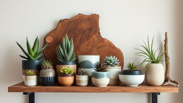 eco friendly shelf decor ideas