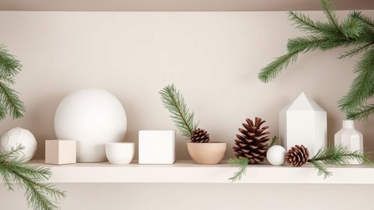 elegant simple holiday decor