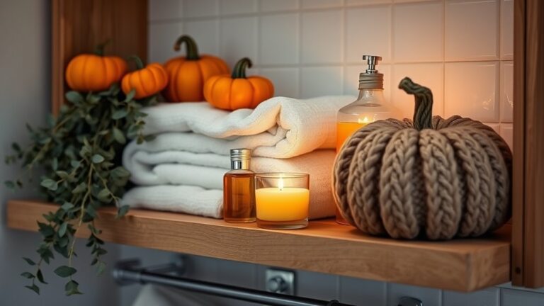 fall bathroom decor ideas