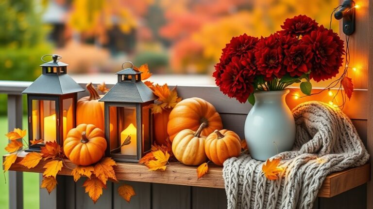 fall deck decor ideas