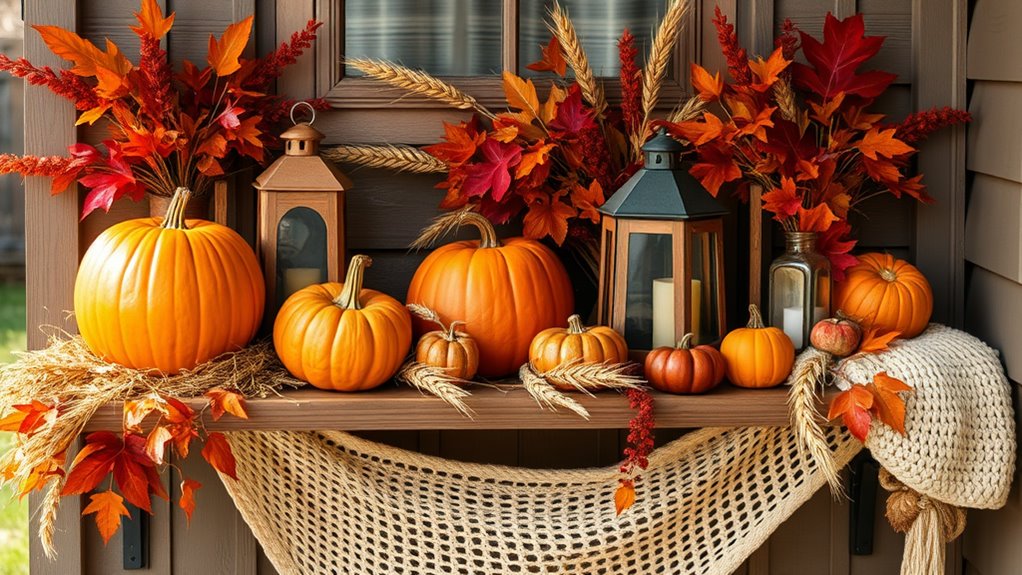 fall deck shelf decor considerations