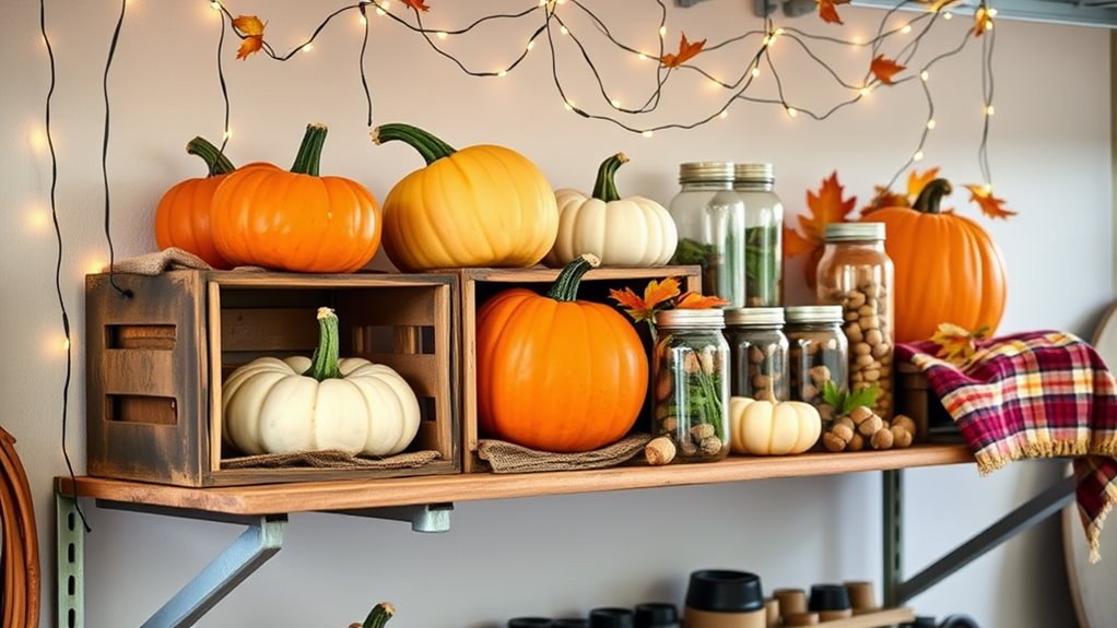 fall garage decor ideas