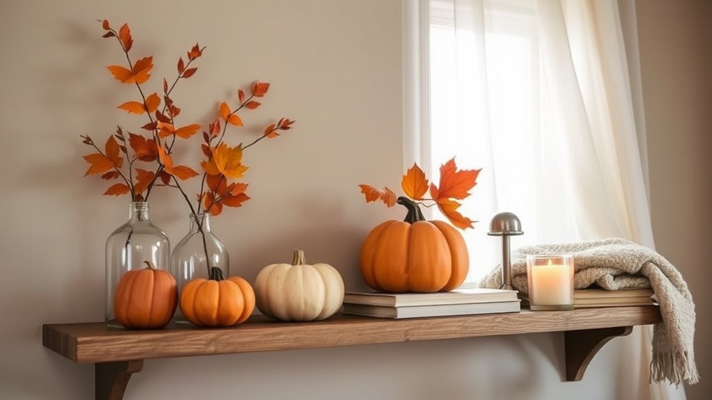 fall guest bedroom decor