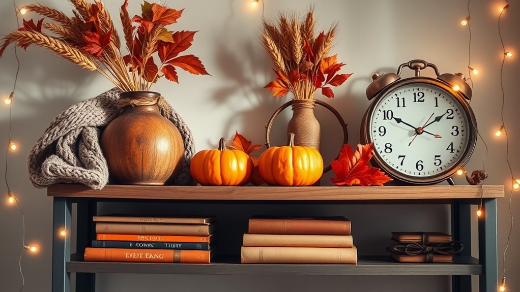 fall home office decor