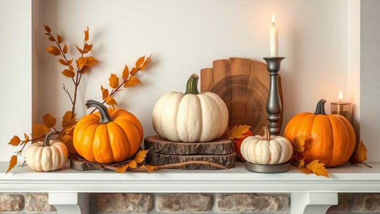 fall shelf styling ideas