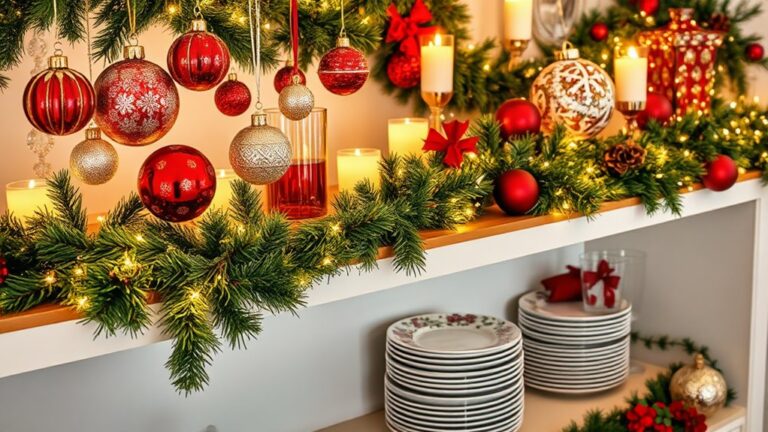 festive dining room decor