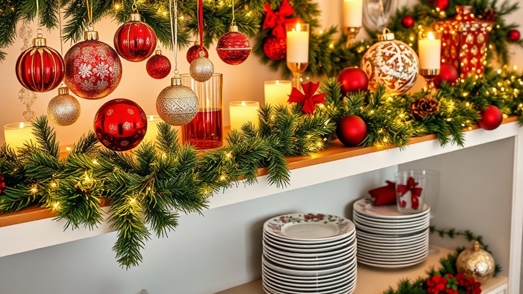 festive dining room decor