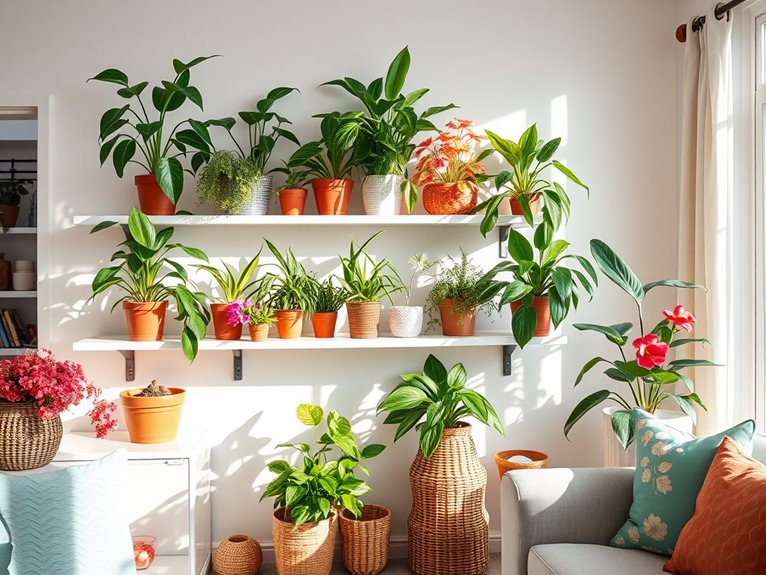 freshness through houseplants care