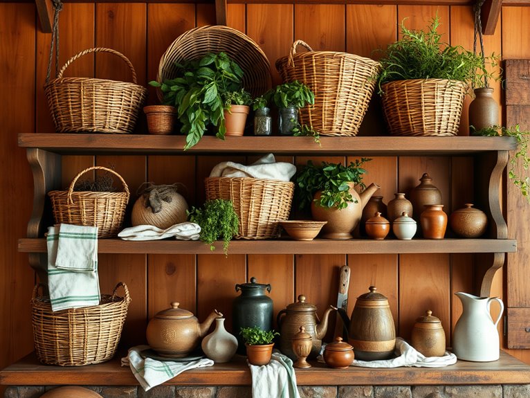 handmade storage woven baskets
