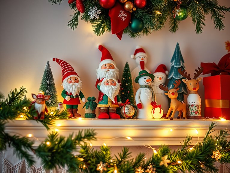 holiday decor collectible statues