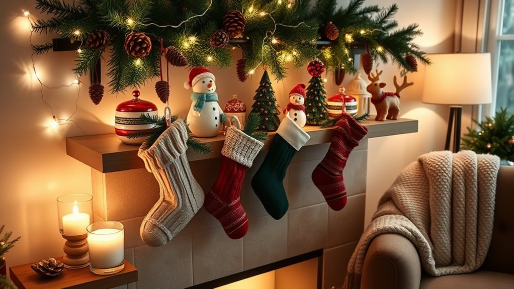 holiday family room decor