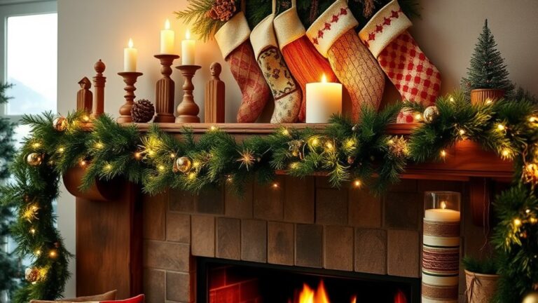 holiday fireplace decor ideas