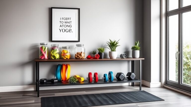 holiday fitness room decor