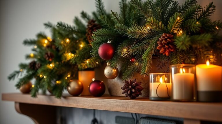 holiday shelf decoration ideas