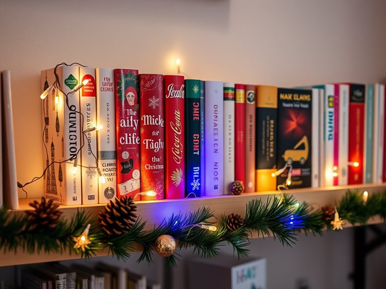 holiday themed book showcases