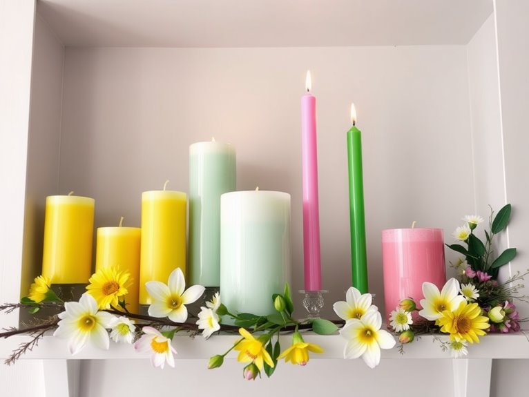 illuminating wax lights glow