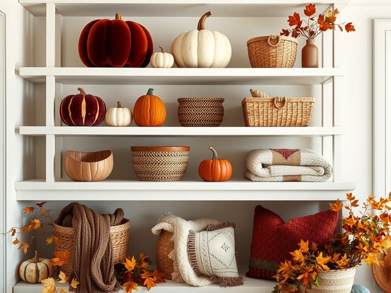 incorporate seasonal materials creatively