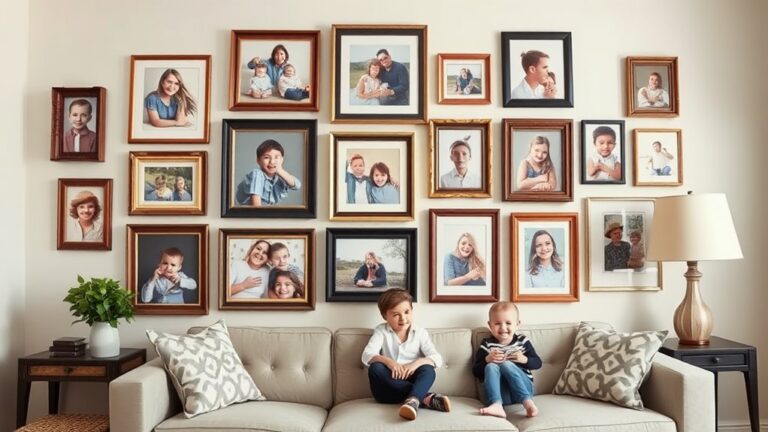 innovative family photo displays