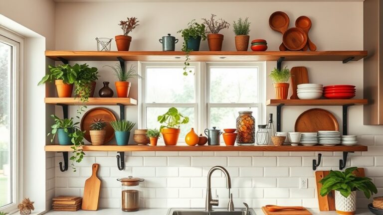 kitchen shelf decor ideas