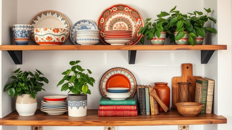 kitchen shelf decoration ideas