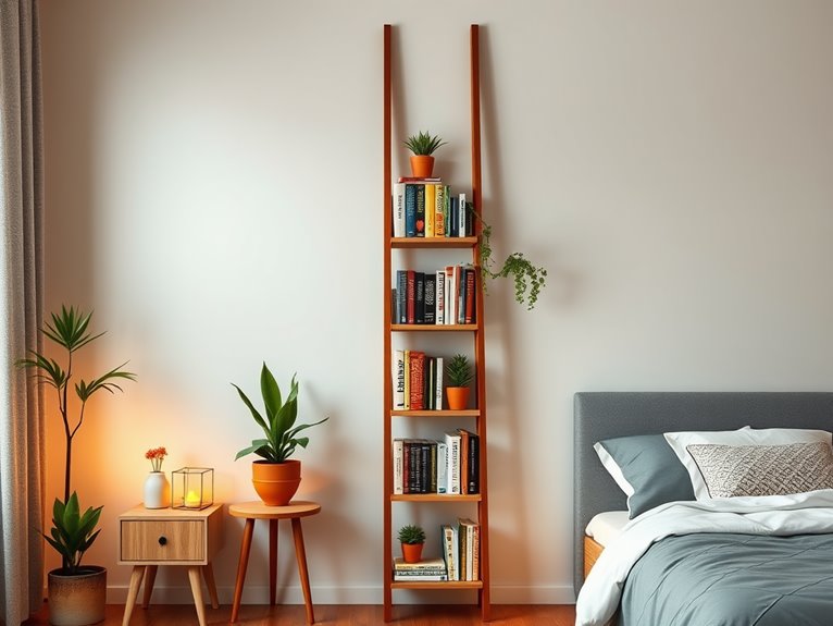 ladder shaped bookshelf design