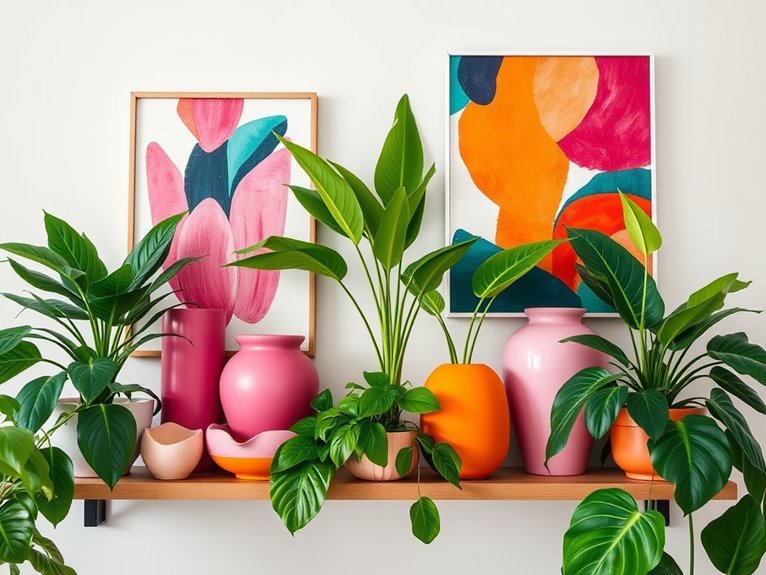 lush colorful tropical paradise