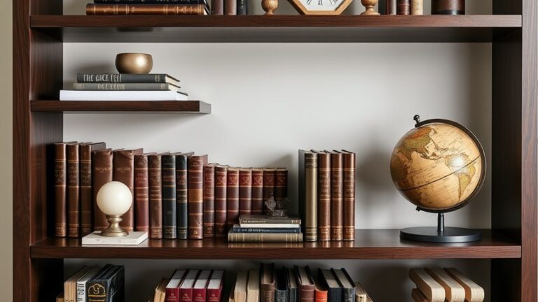 men s bookshelf decor ideas