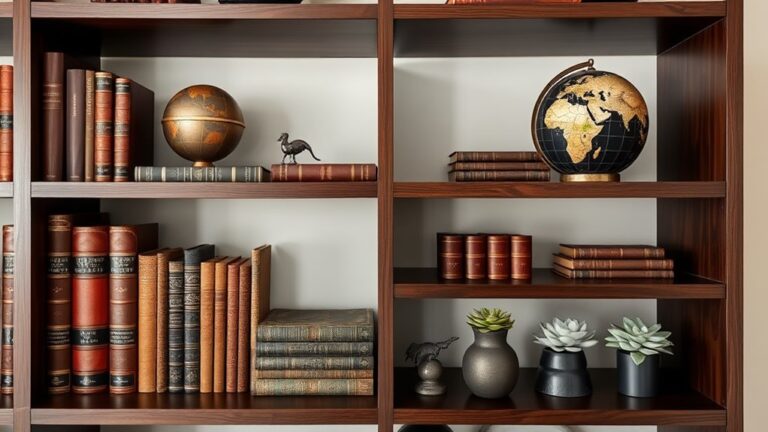 men s bookshelf decor ideas