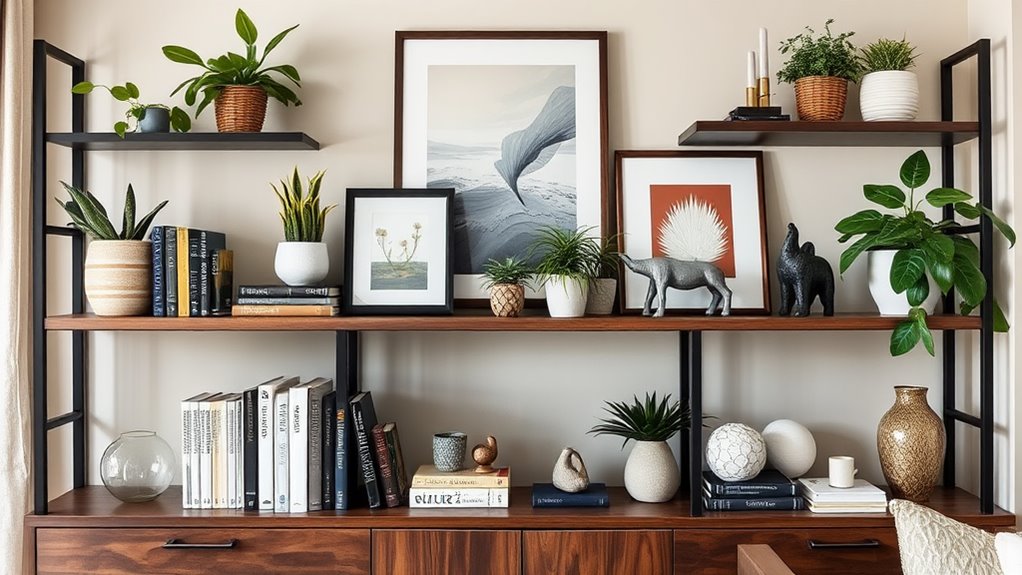 optimize room shelf decor