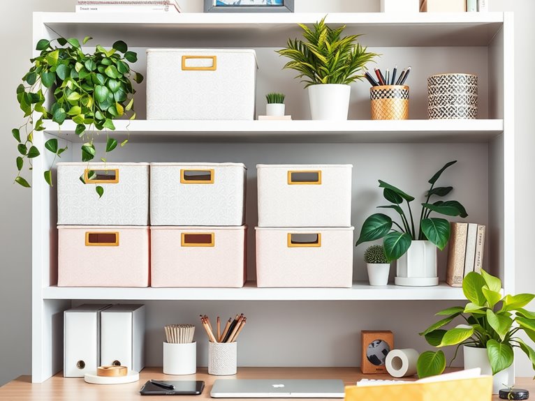 organize with fashionable containers