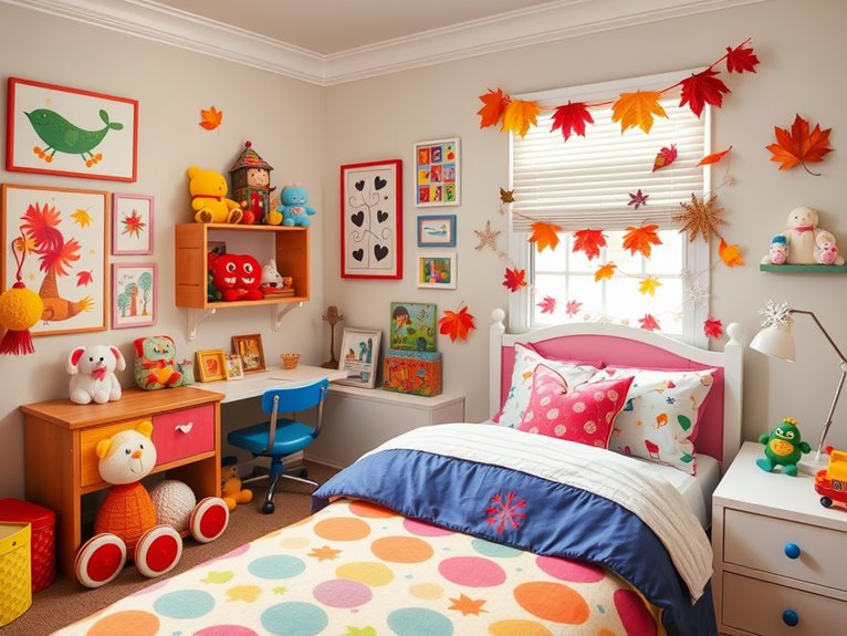 playful decor and activities