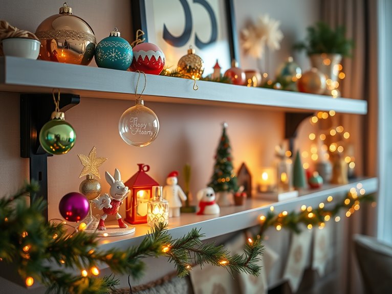 playful decorative ornament display