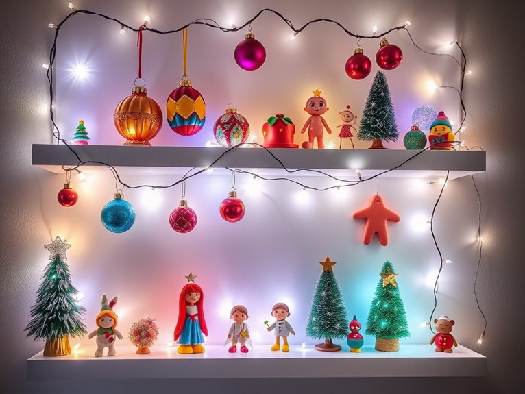 playful decorative showcase arrangements