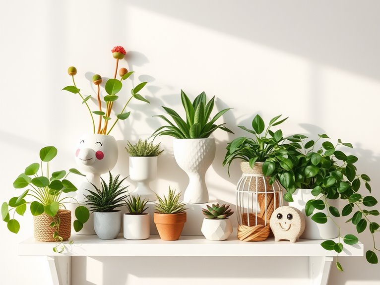 quirky botanical decorative items