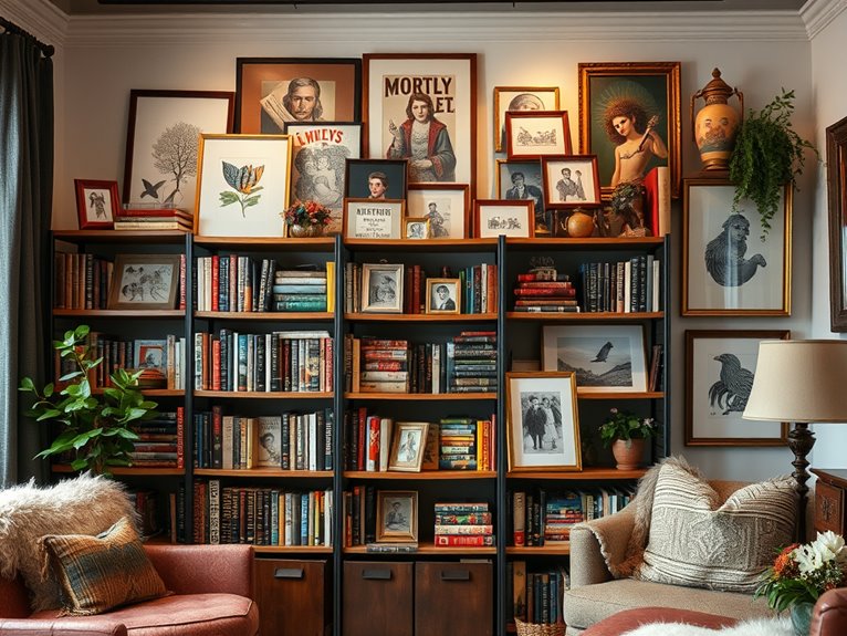 retro art and posters