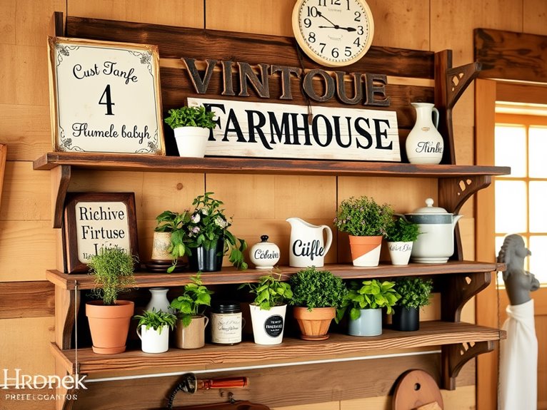 rustic farmhouse style signs