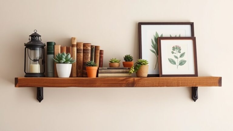 rustic shelf decor ideas