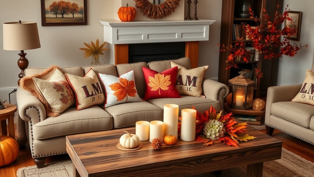 seasonal decor enhances ambiance